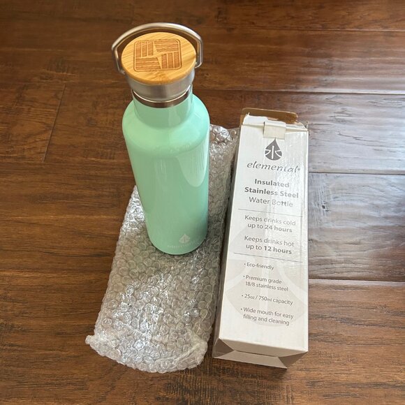 Elemental stainless steel tumbler 25oz bottle NEW in box - Picture 2 of 5